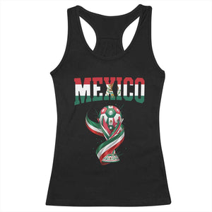 Mexico National Soccer Lover Racerback Tank Top Proud Mexican Fan Gift TS12 Black Print Your Wear
