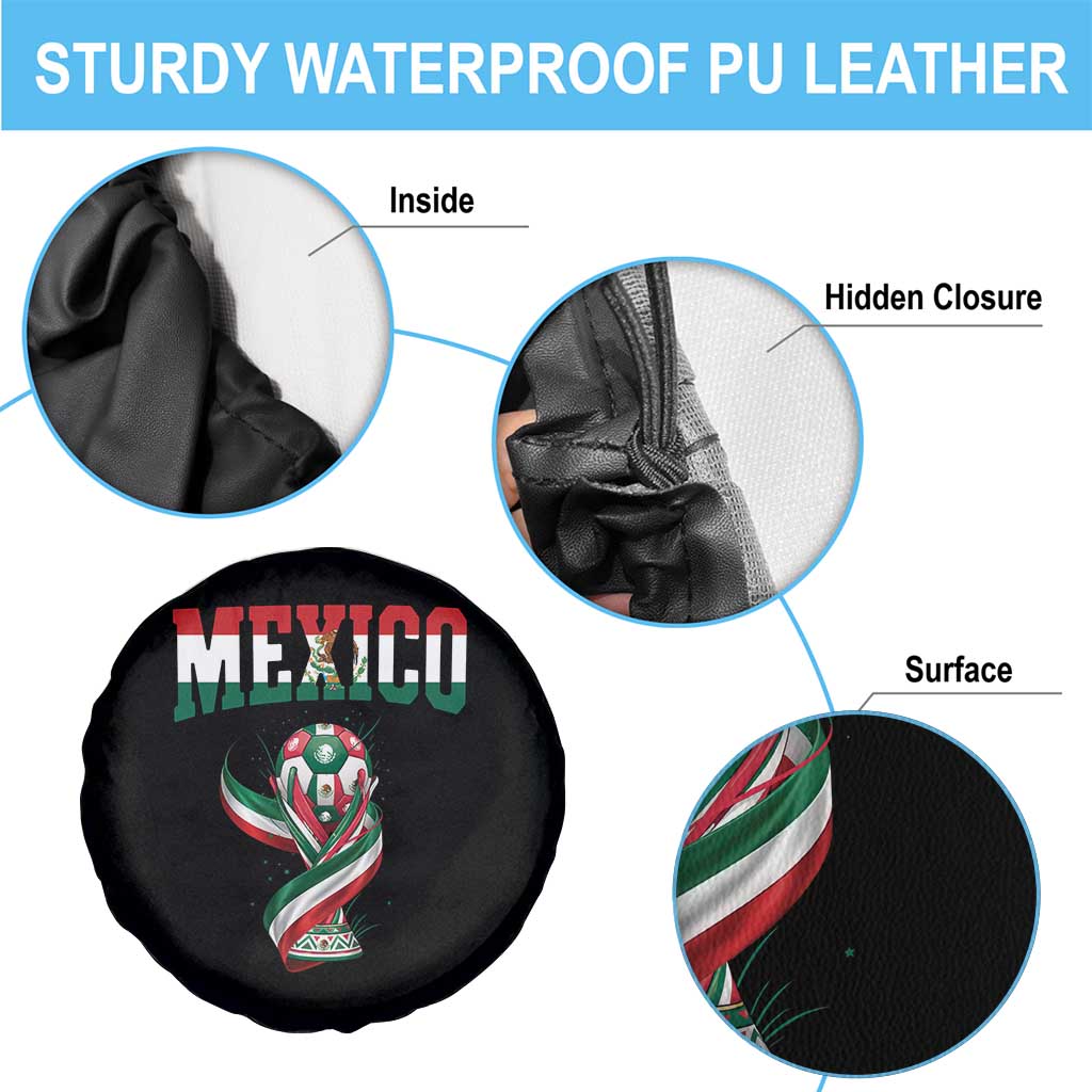 Mexico National Soccer Lover Spare Tire Cover Proud Mexican Fan Gift TS12 Print Your Wear