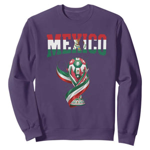 Mexico National Soccer Lover Sweatshirt Proud Mexican Fan Gift TS12 Purple Print Your Wear