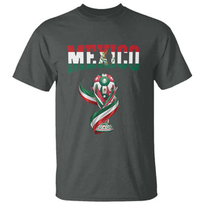 Mexico National Soccer Lover T Shirt Proud Mexican Fan Gift TS12 Dark Heather Print Your Wear
