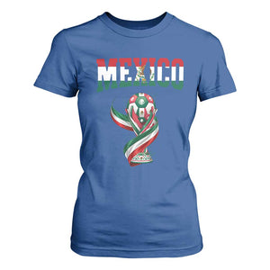 Mexico National Soccer Lover T Shirt For Women Proud Mexican Fan Gift TS12 Royal Blue Print Your Wear