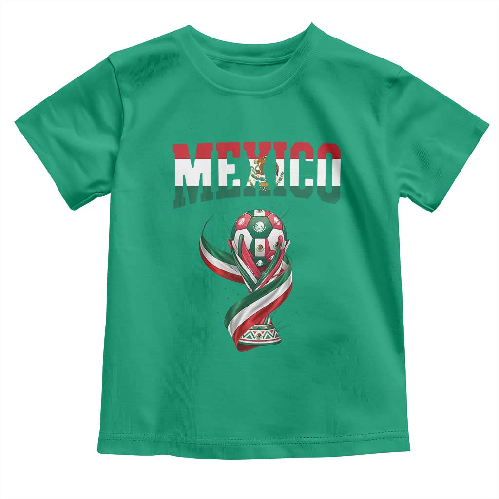 Mexico National Soccer Lover Toddler T Shirt Proud Mexican Fan Gift TS12 Irish Green Print Your Wear