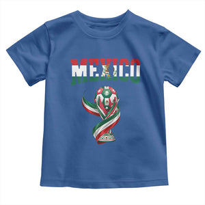 Mexico National Soccer Lover Toddler T Shirt Proud Mexican Fan Gift TS12 Royal Blue Print Your Wear