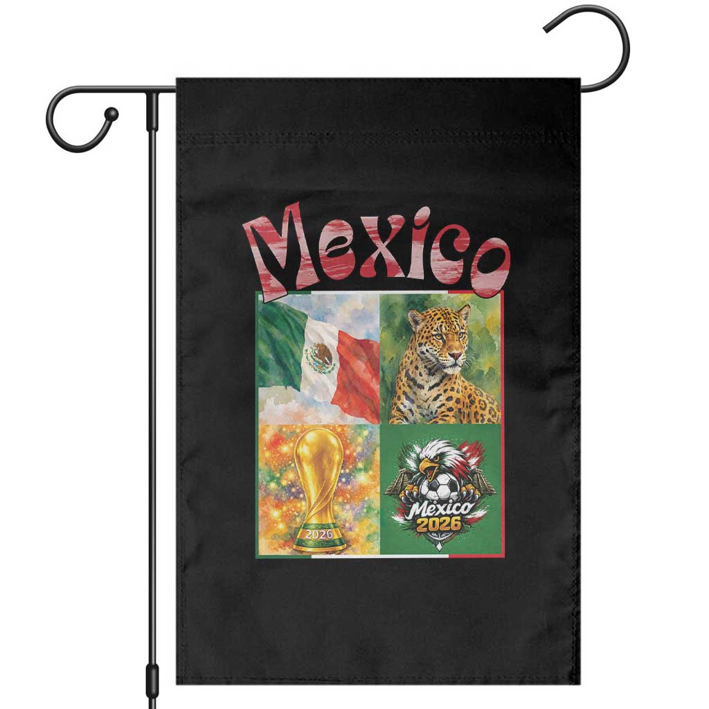 Mexico National Soccer Lover Garden Flag Patriotic Mexican Fan Gift TS12 Black Print Your Wear