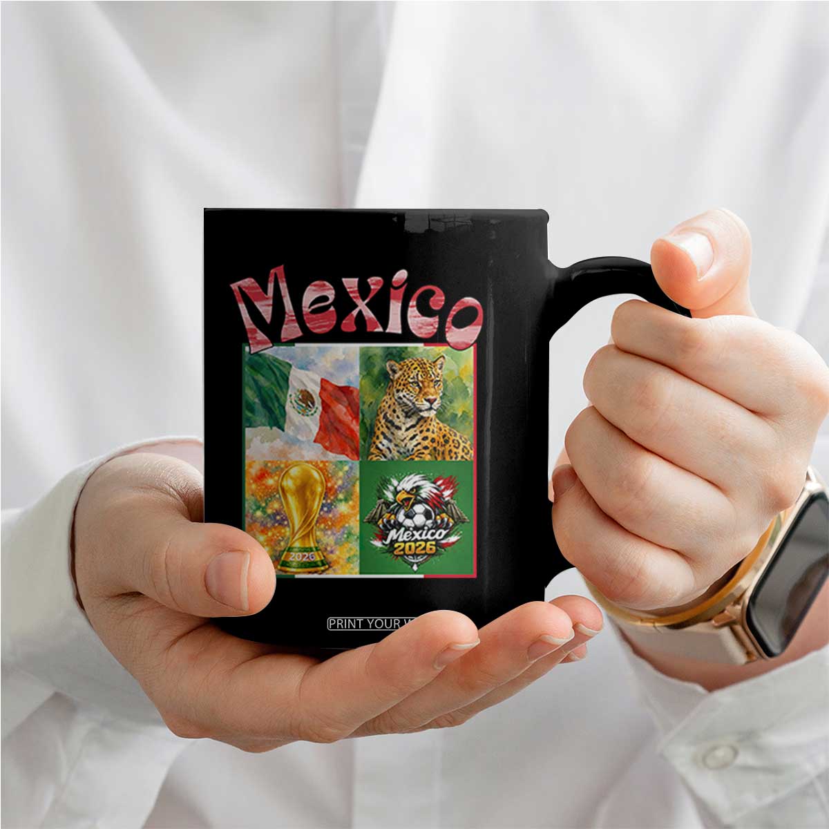 Mexico National Soccer Lover Coffee Mug Patriotic Mexican Fan Gift TS12 Print Your Wear