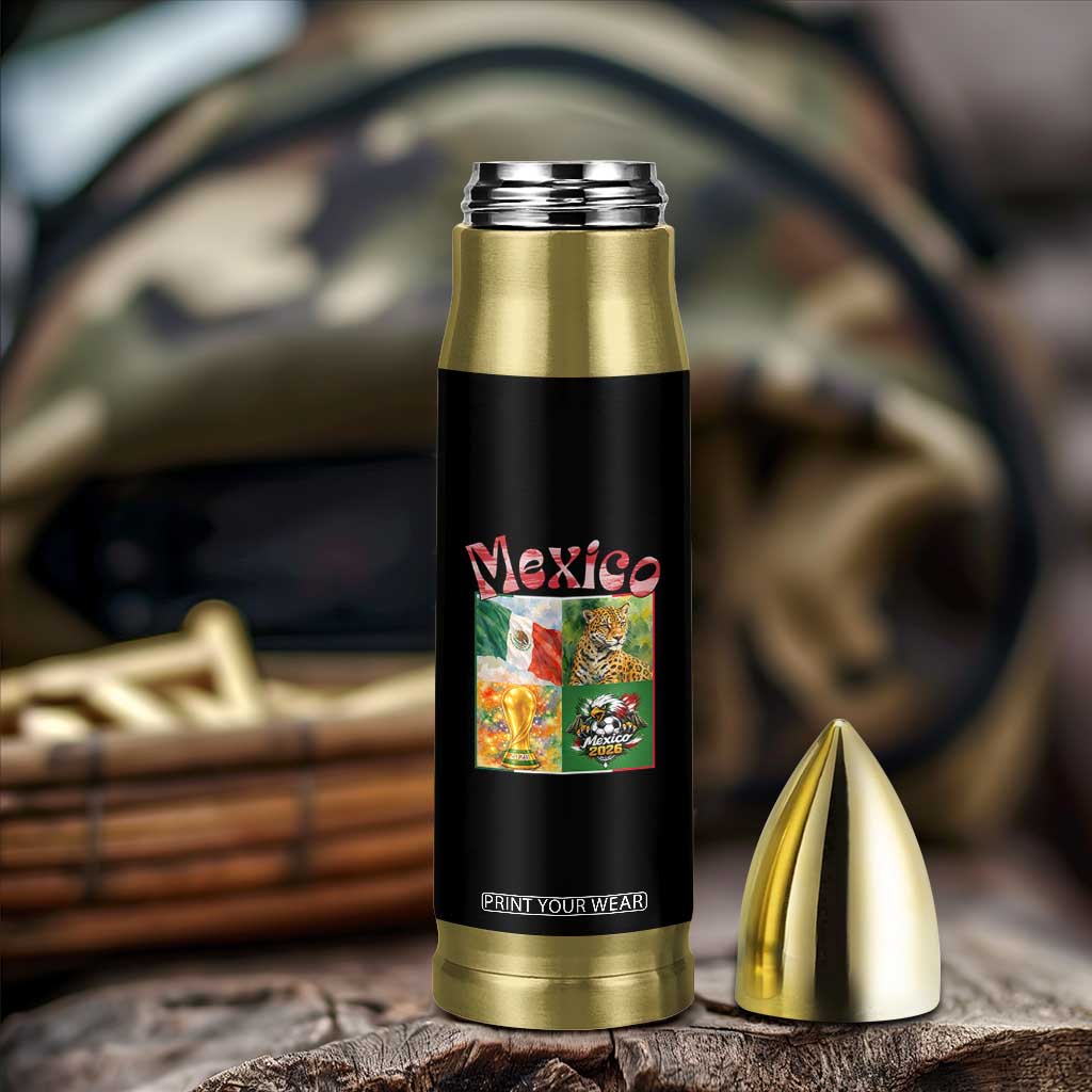 Mexico National Soccer Lover Bullet Tumbler Patriotic Mexican Fan Gift TS12 Print Your Wear