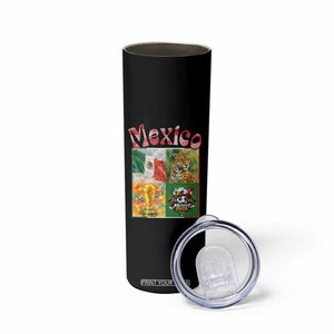 Mexico National Soccer Lover Skinny Tumbler Patriotic Mexican Fan Gift TS12 Print Your Wear