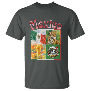 Mexico National Soccer Lover T Shirt Patriotic Mexican Fan Gift TS12 Dark Heather Print Your Wear