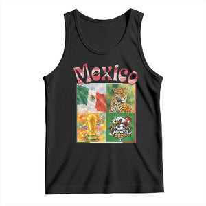 Mexico National Soccer Lover Tank Top Patriotic Mexican Fan Gift TS12 Black Print Your Wear
