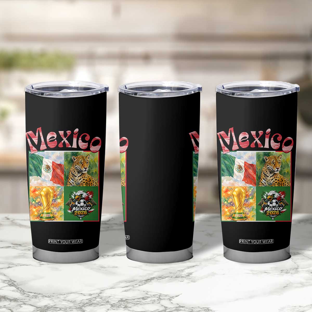 Mexico National Soccer Lover Tumbler Cup Patriotic Mexican Fan Gift TS12 Print Your Wear