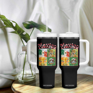 Mexico National Soccer Lover Tumbler With Handle Patriotic Mexican Fan Gift TS12 Print Your Wear
