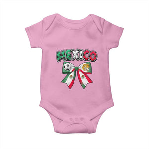 Mexico National Soccer Lover Baby Onesie Soccer Pride Fan Gift TS12 Light Pink Print Your Wear