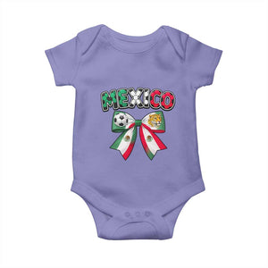 Mexico National Soccer Lover Baby Onesie Soccer Pride Fan Gift TS12 Violet Print Your Wear