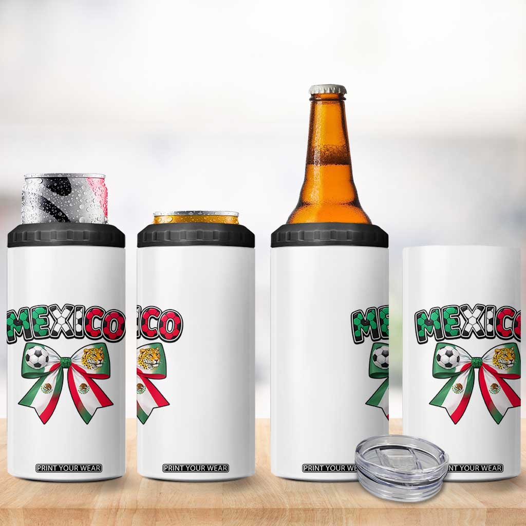 Mexico National Soccer Lover 4 in 1 Can Cooler Tumbler Soccer Pride Fan Gift TS12 Print Your Wear