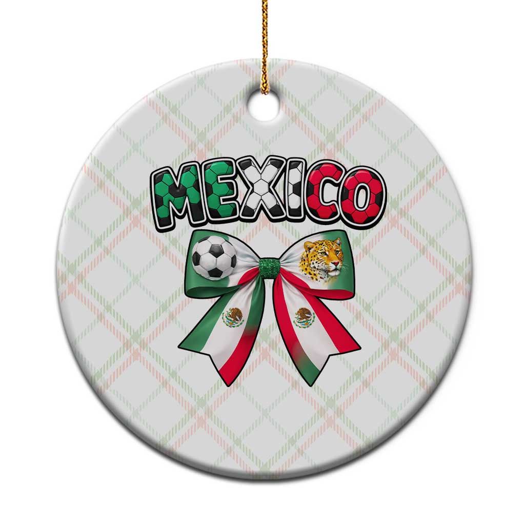 Mexico National Soccer Lover Ceramic Ornament Soccer Pride Fan Gift TS12 1pc Christmas Plaid Print Your Wear