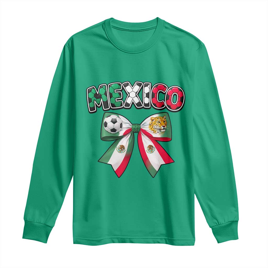 Mexico National Soccer Lover Long Sleeve Shirt Soccer Pride Fan Gift TS12 Irish Green Print Your Wear