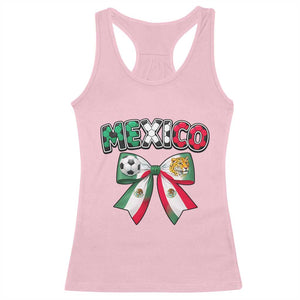 Mexico National Soccer Lover Racerback Tank Top Soccer Pride Fan Gift TS12 Light Pink Print Your Wear