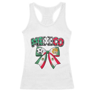 Mexico National Soccer Lover Racerback Tank Top Soccer Pride Fan Gift TS12 White Print Your Wear
