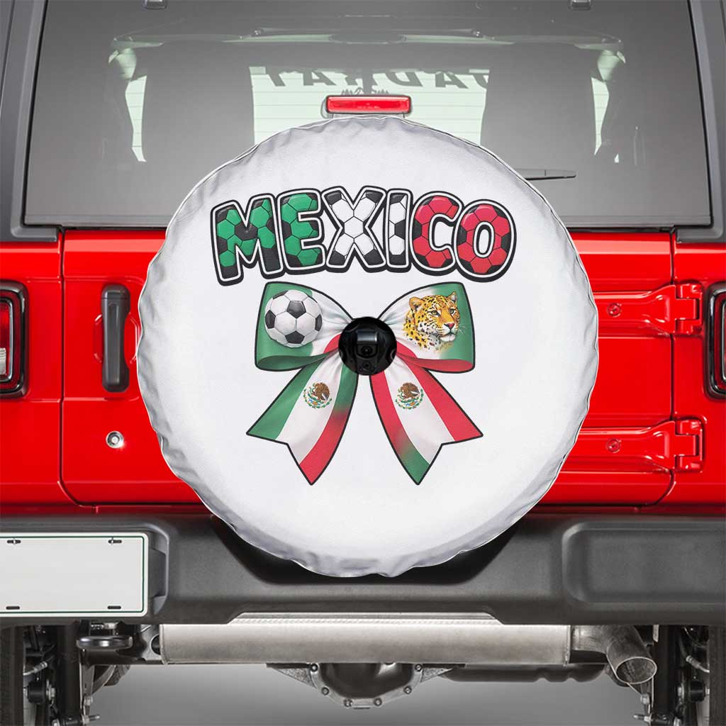 Mexico National Soccer Lover Spare Tire Cover Soccer Pride Fan Gift TS12 White Print Your Wear