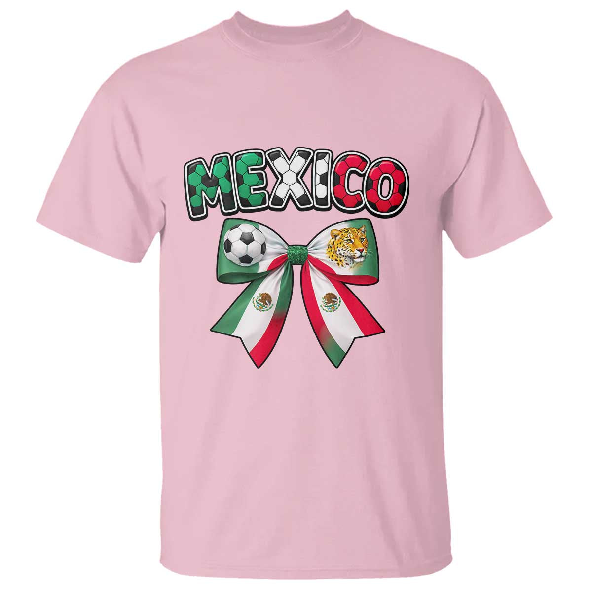 Mexico National Soccer Lover T Shirt Soccer Pride Fan Gift TS12 Light Pink Print Your Wear