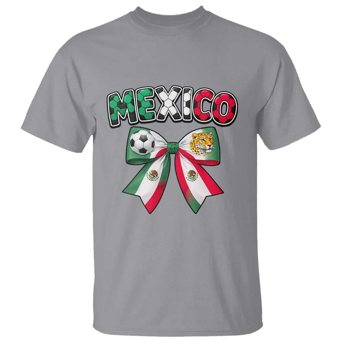 Mexico National Soccer Lover T Shirt Soccer Pride Fan Gift TS12 Sport Gray Print Your Wear