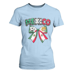 Mexico National Soccer Lover T Shirt For Women Soccer Pride Fan Gift TS12 Light Blue Print Your Wear