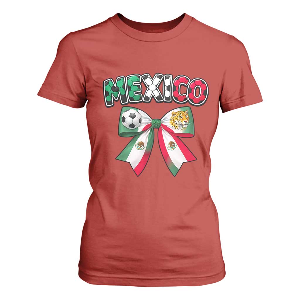 Mexico National Soccer Lover T Shirt For Women Soccer Pride Fan Gift TS12 Red Print Your Wear