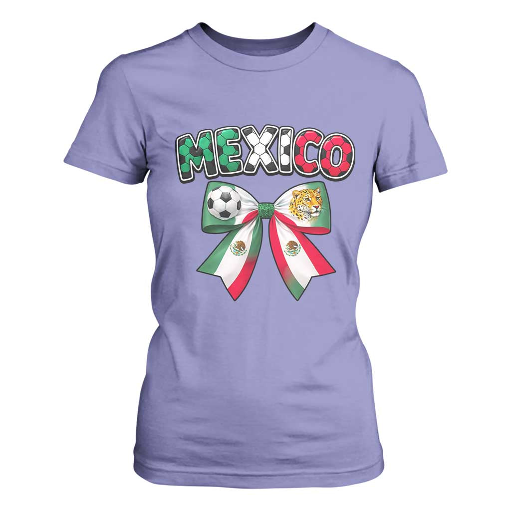 Mexico National Soccer Lover T Shirt For Women Soccer Pride Fan Gift TS12 Violet Print Your Wear
