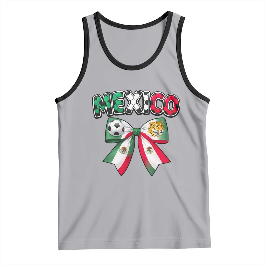 Mexico National Soccer Lover Tank Top Soccer Pride Fan Gift TS12 Athletic Heather Black Print Your Wear