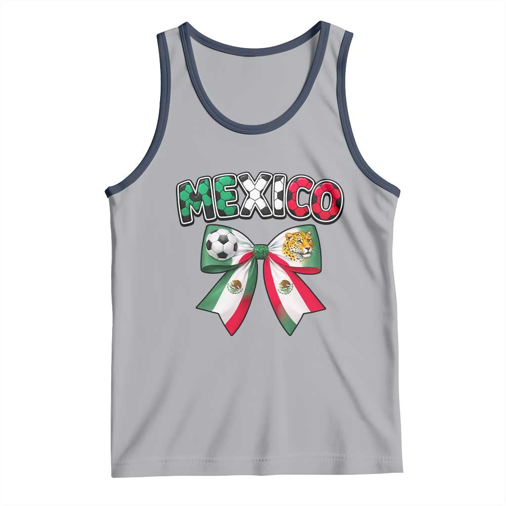 Mexico National Soccer Lover Tank Top Soccer Pride Fan Gift TS12 Athletic Heather Navy Print Your Wear