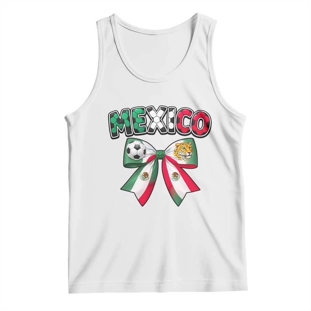 Mexico National Soccer Lover Tank Top Soccer Pride Fan Gift TS12 White Print Your Wear