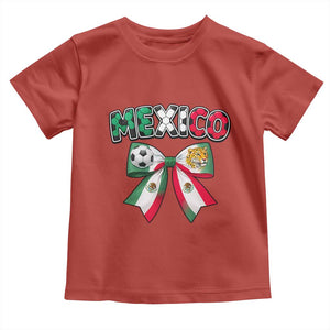 Mexico National Soccer Lover Toddler T Shirt Soccer Pride Fan Gift TS12 Red Print Your Wear