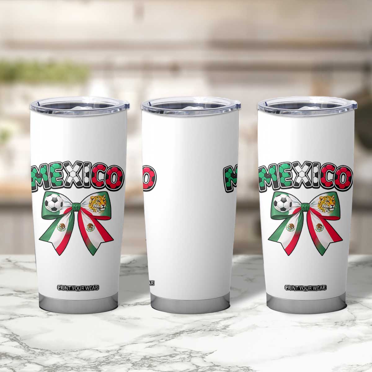 Mexico National Soccer Lover Tumbler Cup Soccer Pride Fan Gift TS12 Print Your Wear