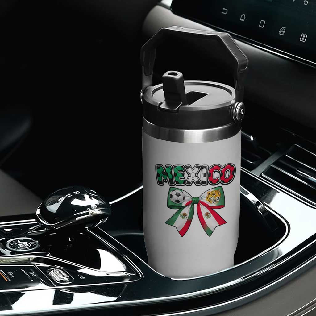 Mexico National Soccer Lover Flip Straw Tumbler Soccer Pride Fan Gift TS12 Print Your Wear