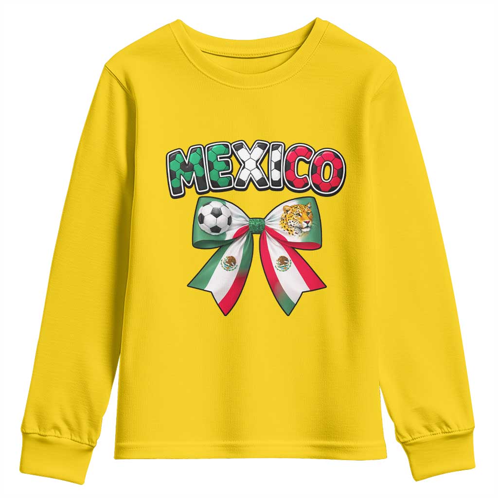 Mexico National Soccer Lover Youth Sweatshirt Soccer Pride Fan Gift TS12 Daisy Print Your Wear
