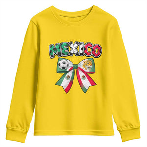 Mexico National Soccer Lover Youth Sweatshirt Soccer Pride Fan Gift TS12 Daisy Print Your Wear