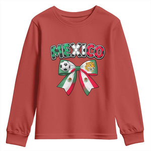 Mexico National Soccer Lover Youth Sweatshirt Soccer Pride Fan Gift TS12 Red Print Your Wear