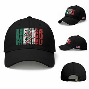 Mexico National Soccer Lover World Baseball Cap Football Fan Gift TS12 Baseball Cap Universal Fit Black Print Your Wear