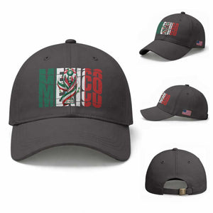 Mexico National Soccer Lover World Baseball Cap Football Fan Gift TS12 Baseball Cap Universal Fit Dark Gray Print Your Wear