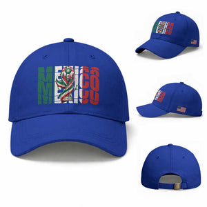 Mexico National Soccer Lover World Baseball Cap Football Fan Gift TS12 Baseball Cap Universal Fit Royal Blue Print Your Wear