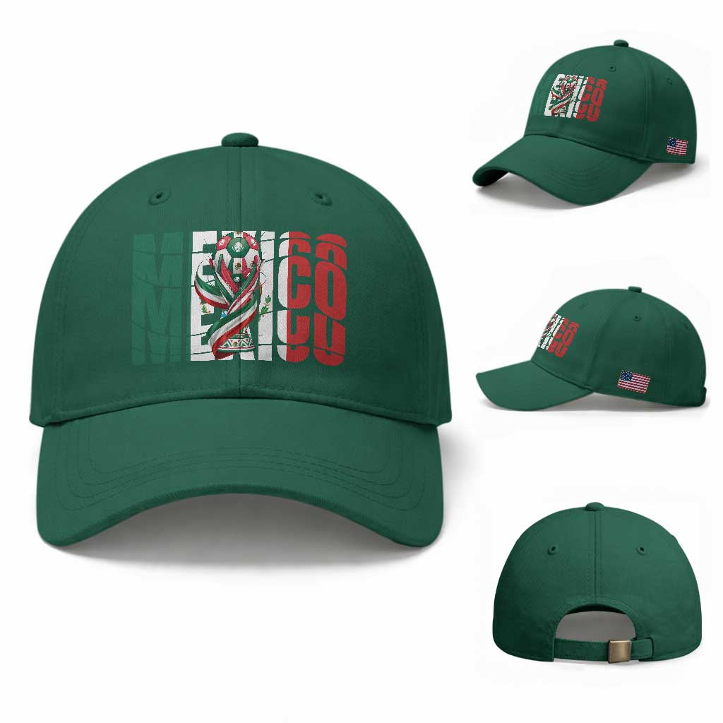 Mexico National Soccer Lover World Baseball Cap Football Fan Gift TS12 Baseball Cap Universal Fit Irish Green Print Your Wear