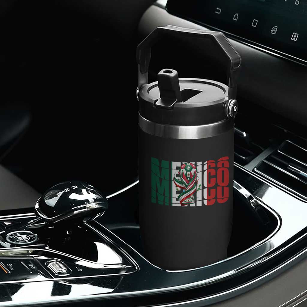 Mexico National Soccer Lover World Flip Straw Tumbler Football Fan Gift TS12 Print Your Wear