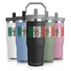 Mexico National Soccer Lover World Flip Straw Tumbler Football Fan Gift TS12 Print Your Wear