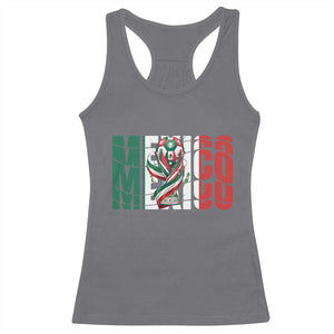 Mexico National Soccer Lover World Racerback Tank Top Football Fan Gift TS12 Charcoal Print Your Wear