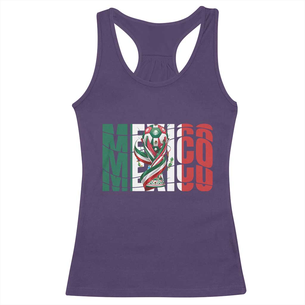 Mexico National Soccer Lover World Racerback Tank Top Football Fan Gift TS12 Purple Print Your Wear
