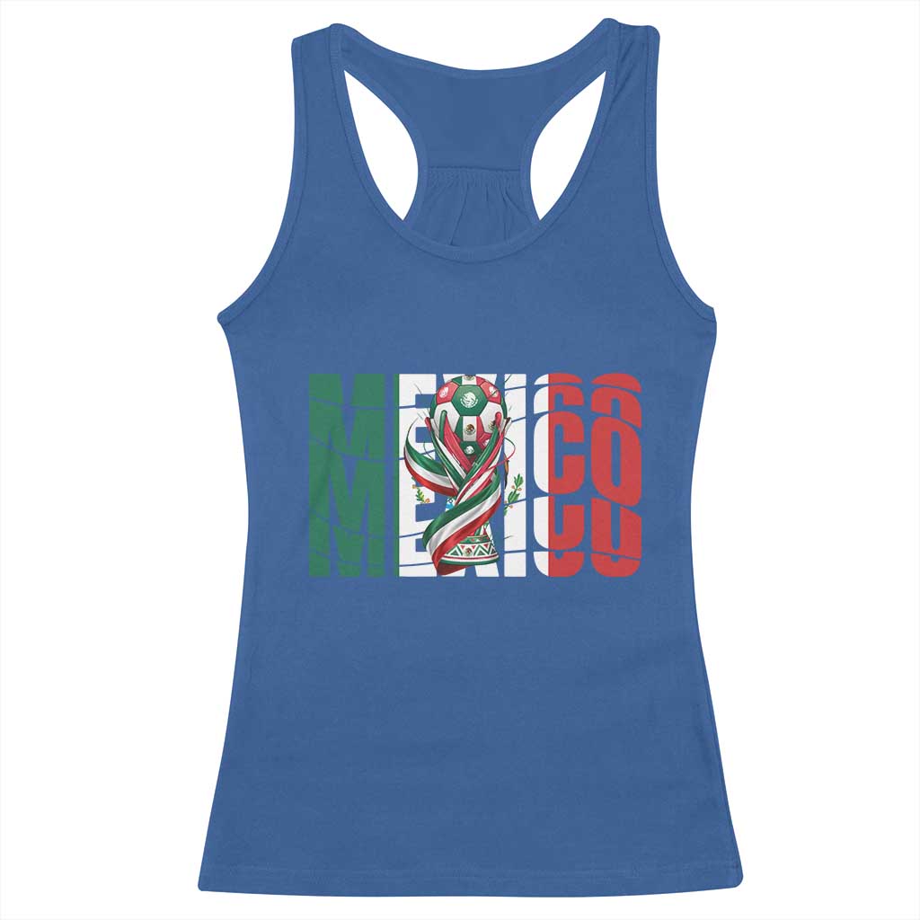 Mexico National Soccer Lover World Racerback Tank Top Football Fan Gift TS12 Royal Blue Print Your Wear