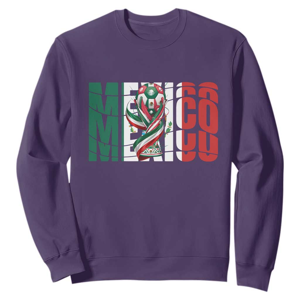 Mexico National Soccer Lover World Sweatshirt Football Fan Gift TS12 Purple Print Your Wear