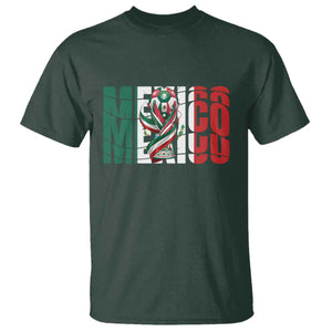 Mexico National Soccer Lover World T Shirt Football Fan Gift TS12 Dark Forest Green Print Your Wear