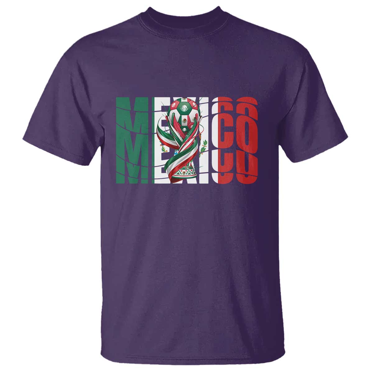 Mexico National Soccer Lover World T Shirt Football Fan Gift TS12 Purple Print Your Wear