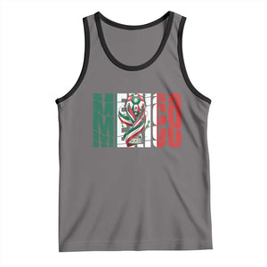 Mexico National Soccer Lover World Tank Top Football Fan Gift TS12 Deep Heather Black Print Your Wear